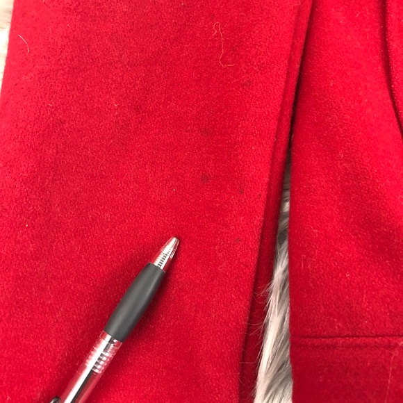 ❤️Red Old Navy Pea coat❤️ - Picture 6 of 6